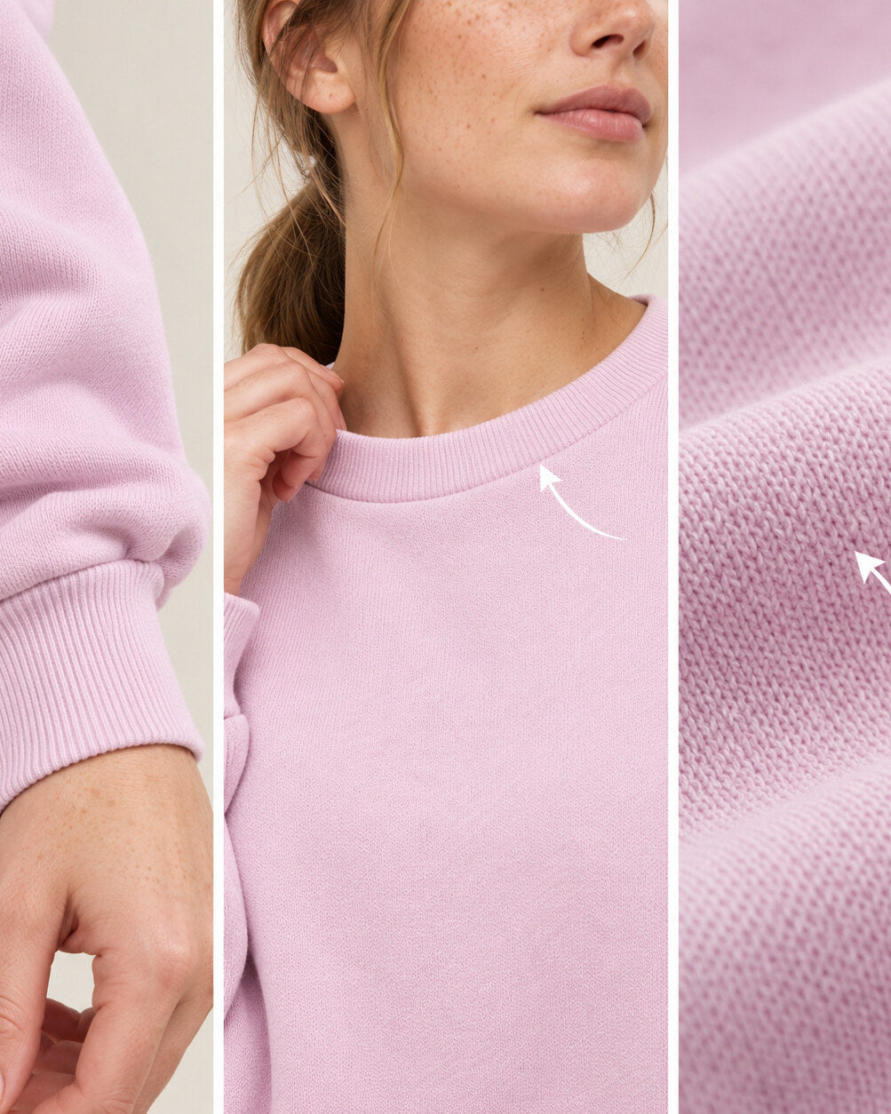 Sweat Cropped Lilás