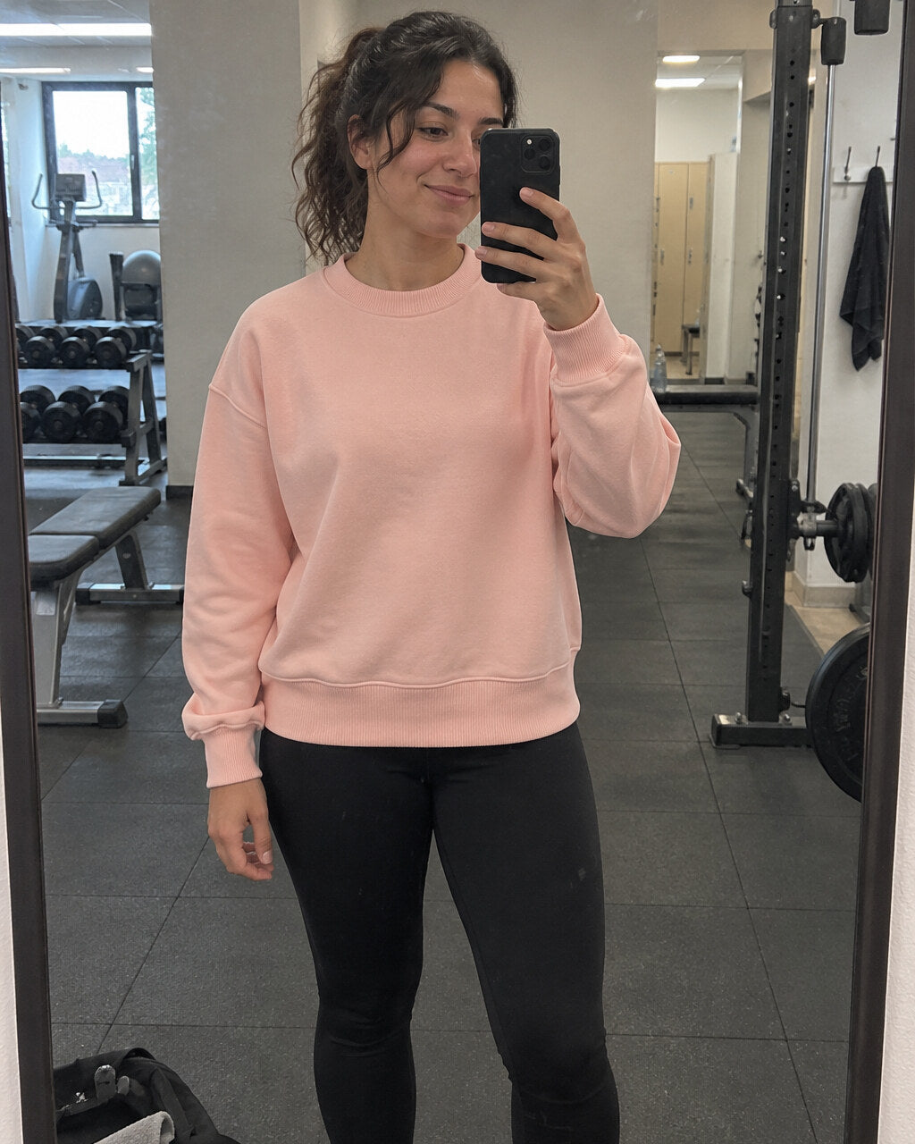 Sweat Cropped Pêssego